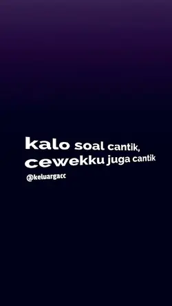 Kalo Soal Cantik