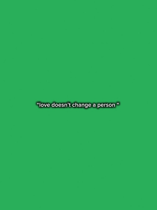 L'amour ne change pas