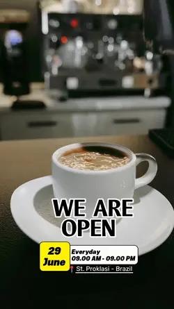 WE ARE OPEN