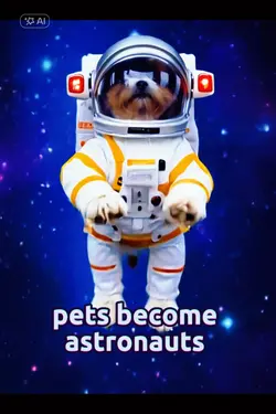 Pets become astronou
