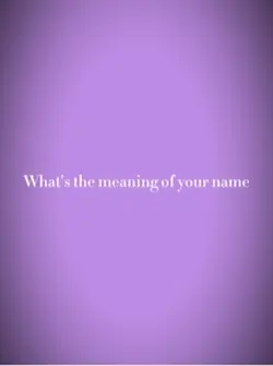 Meaning of name