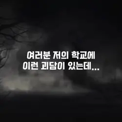 우리 학교 괴담.....
