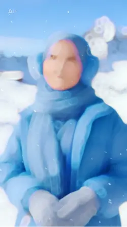 Kar Şablonu (Kadın)