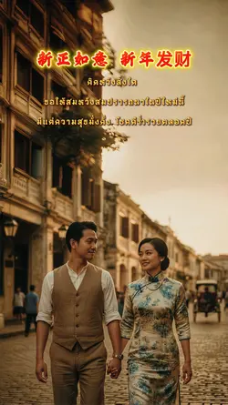 อวยพรตรุษจีน