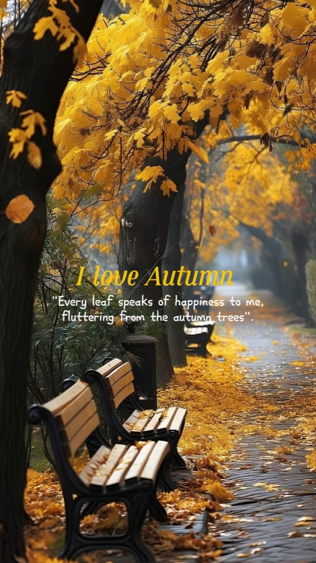 Me encanta el otoño 