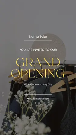 story: grand opening
