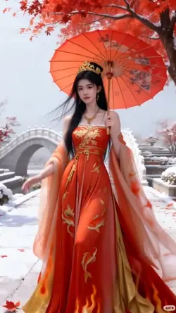 พี่สาวชุดจีน