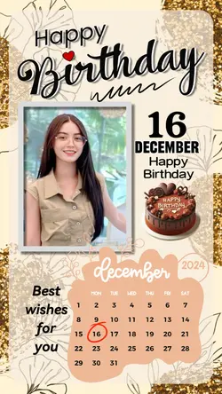 HBD 16 DECEMBER 2024