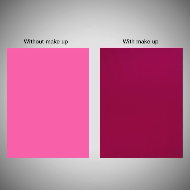 Mit / ohne Make-up