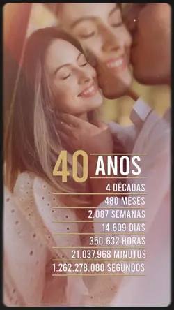 juntos a 40 anos 