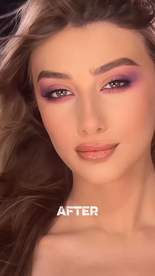 Antes después del maquillaje