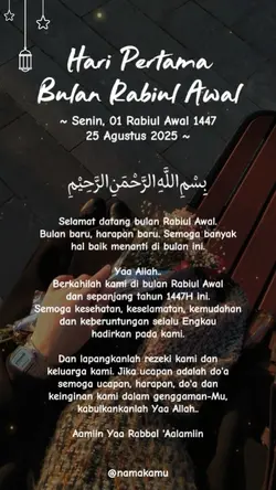 Hari Ke1 Rabiul Awal