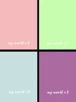 you will be my world