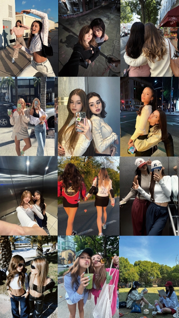 Moldura de 12 fotos 