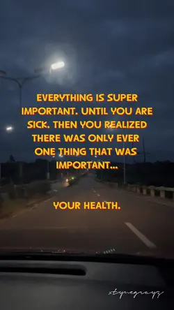 Health is important