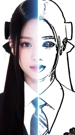 garis jadi gambar jj