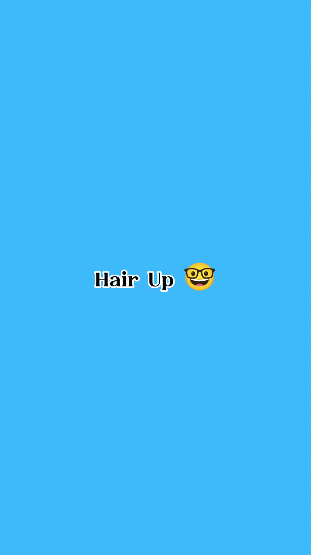 hair up