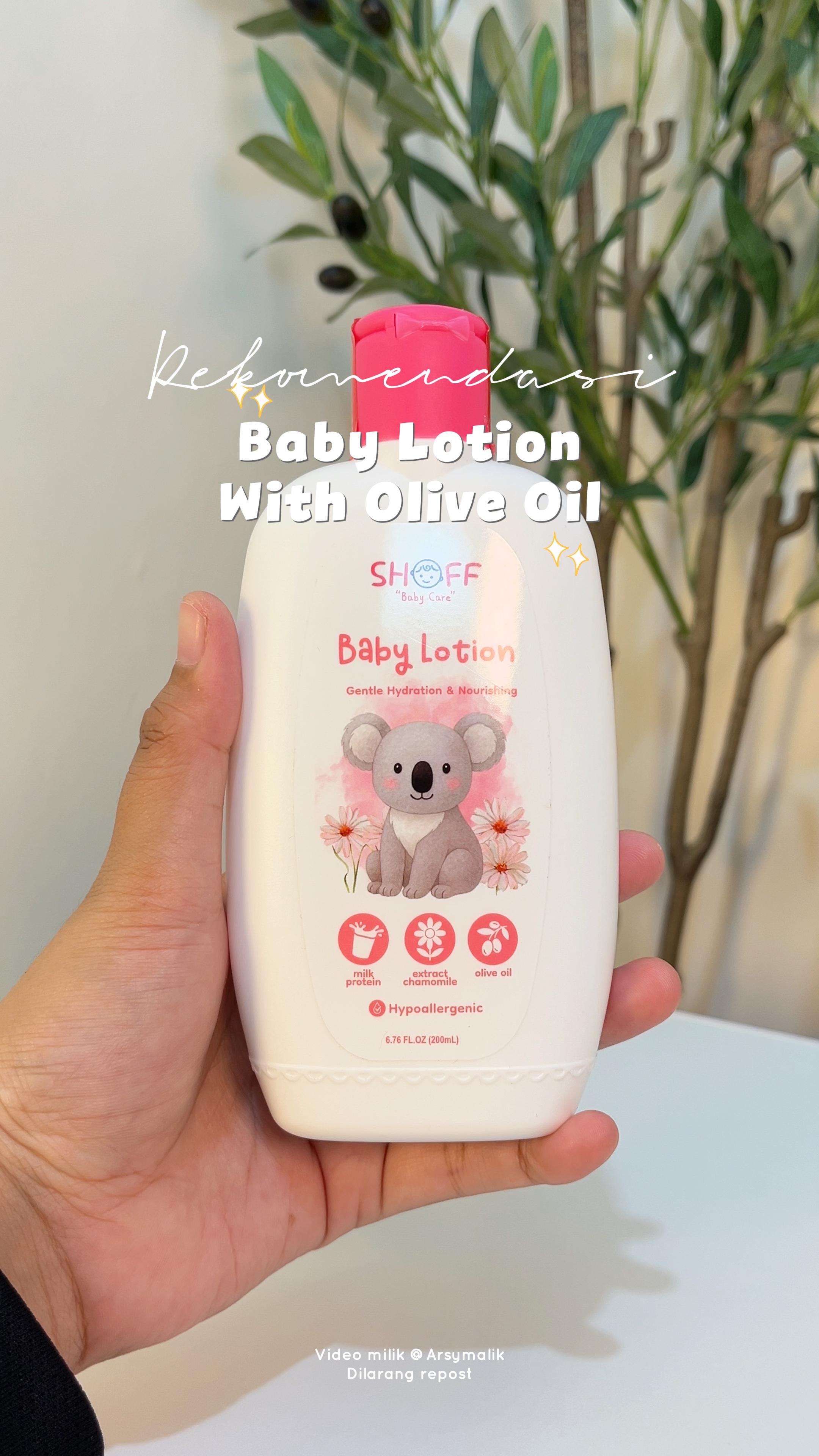 Baby lotion