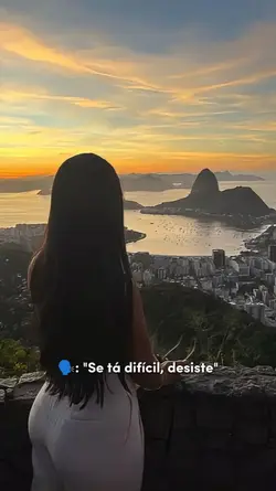Sempre vou lutar.