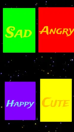 Sad Angry Happy Cute