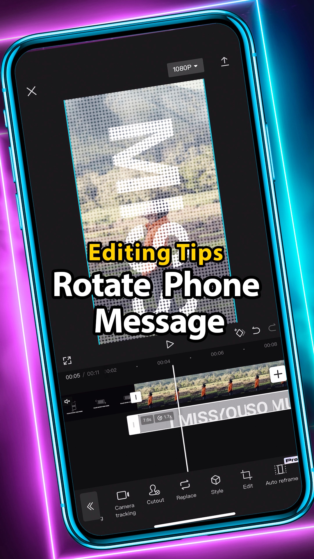 Rotate Phone Message Tutorial - video template by CapCut