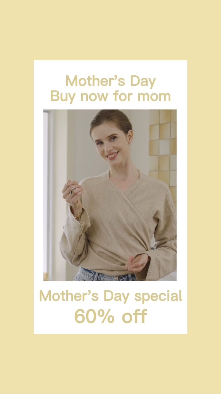 Mother's Day jewelry promotion