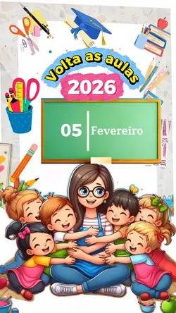 volta as aulas 2026
