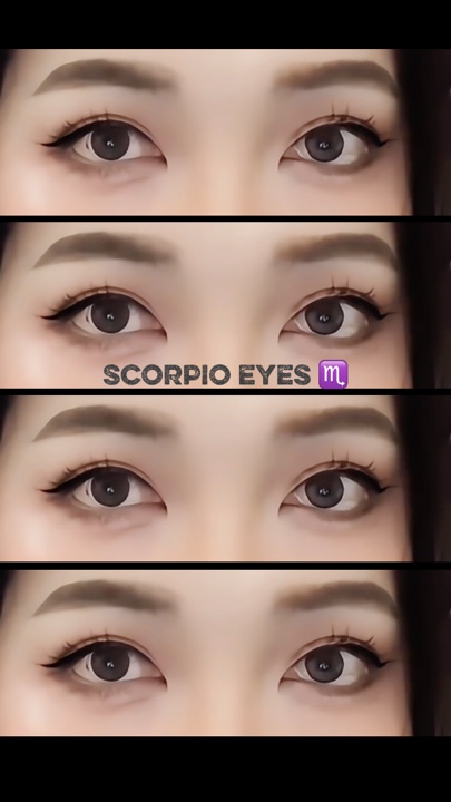 Scorpio eyes ♏️