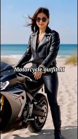 motorcycle outfit AI