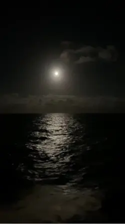 Sea at night