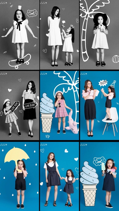 Foto-Collage Kinder