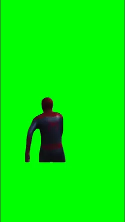 Spiderman runs 