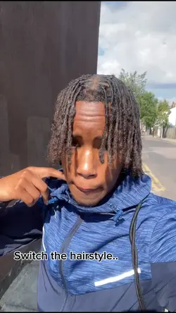 Switch the hairstyle