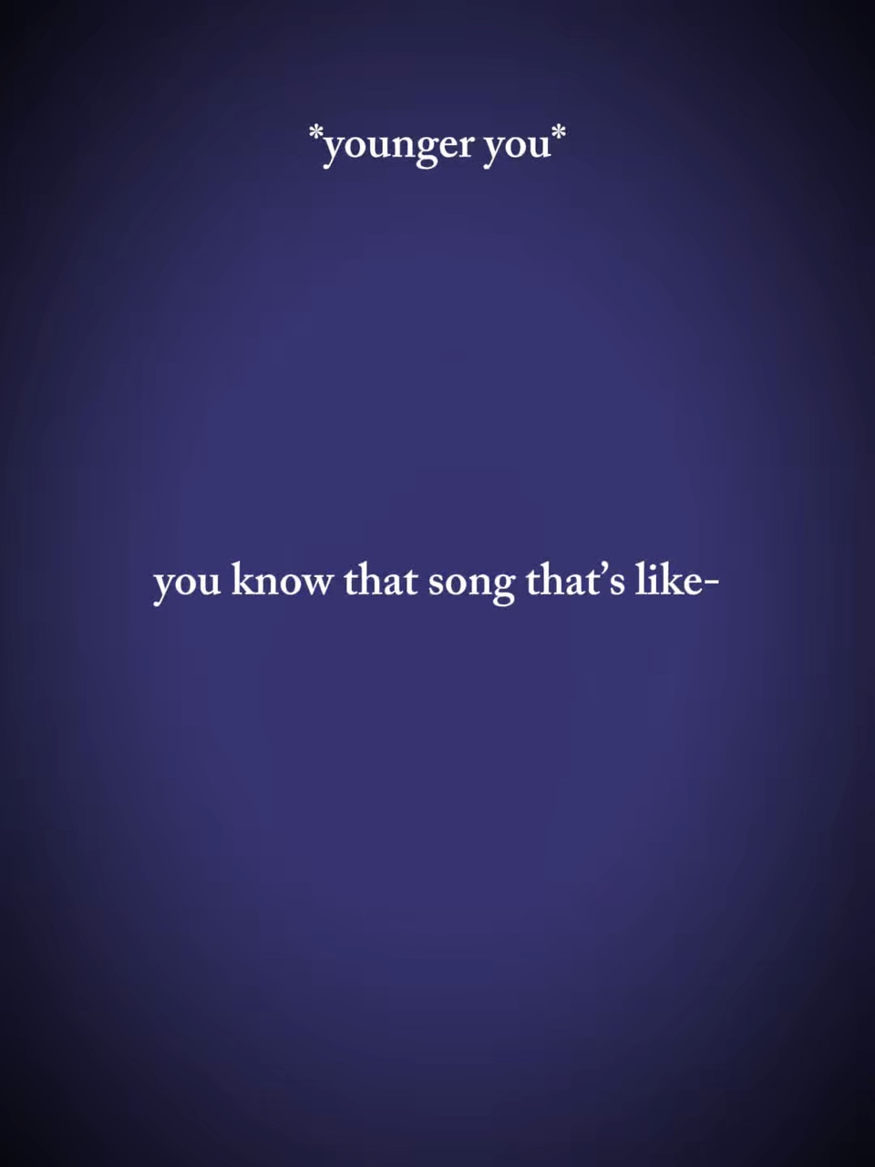 u know that song