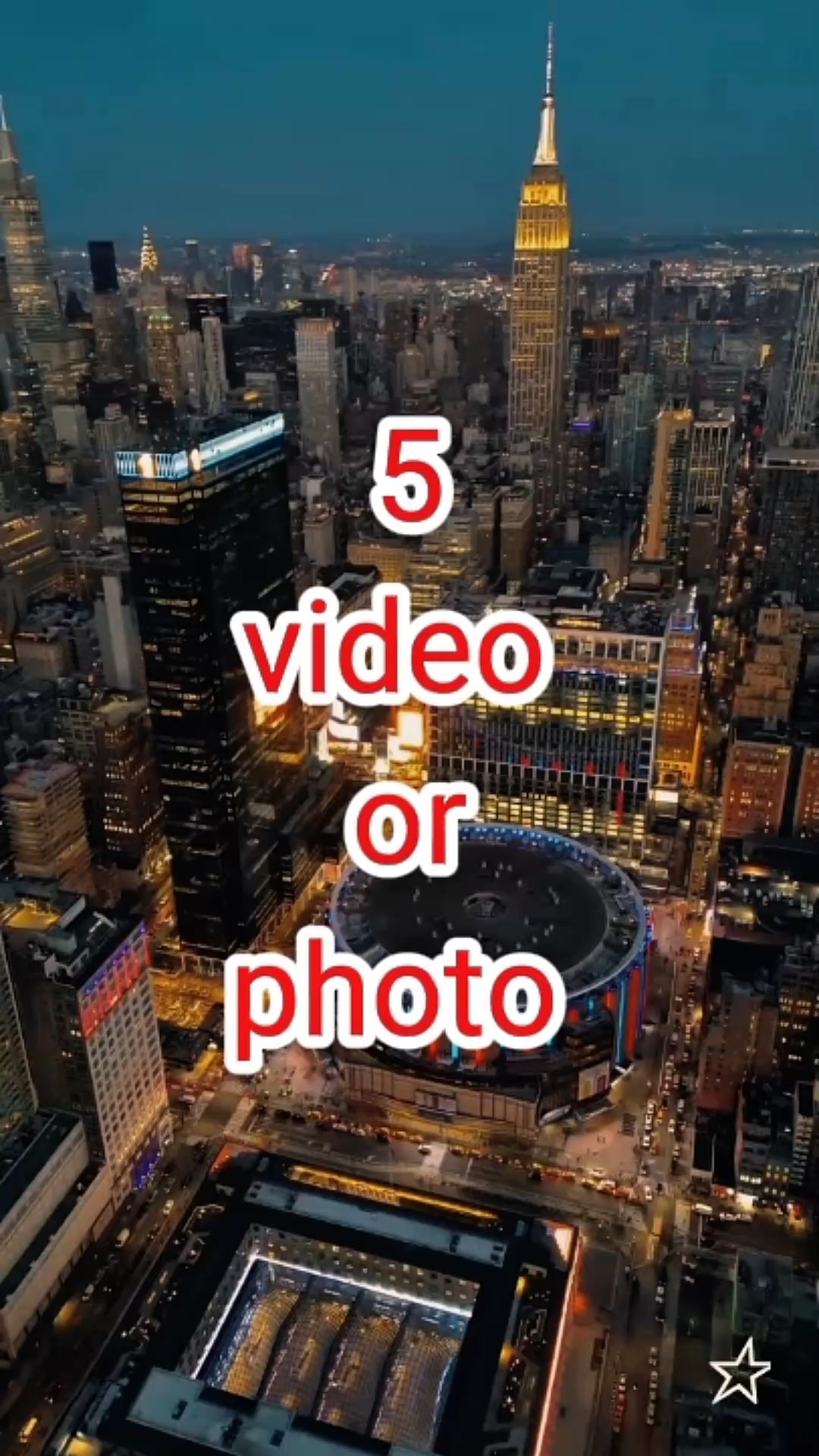 5 video o foto 