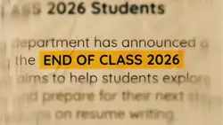End of class