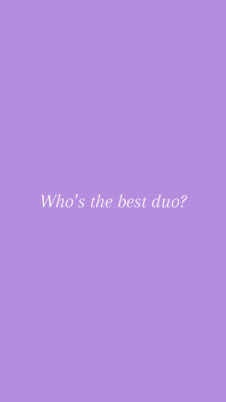 Bestes Duo?