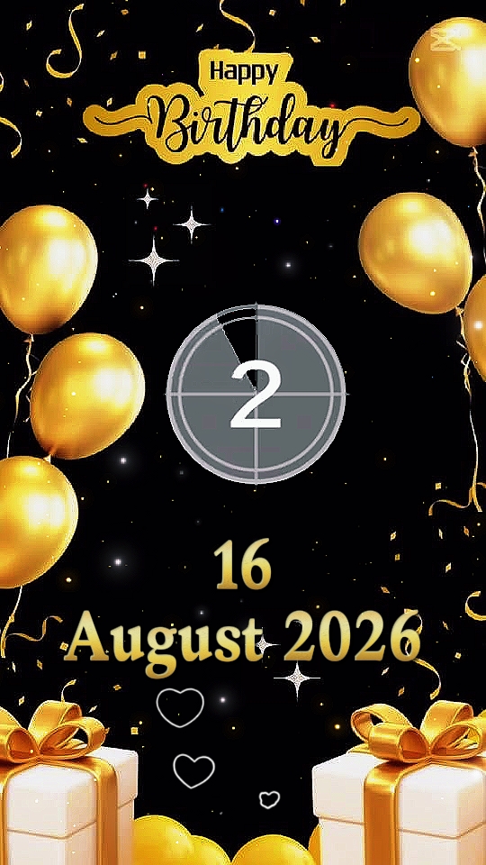 HBD 16 August 2026