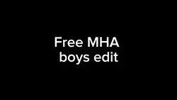 The MHA boys!