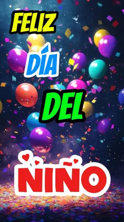 Feliz día del niño