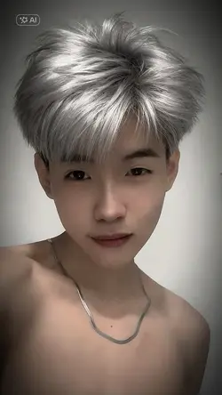 AI tóc xám khói 