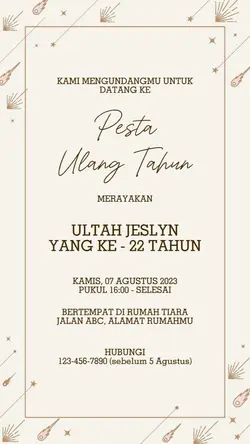 undangan ulang tahun