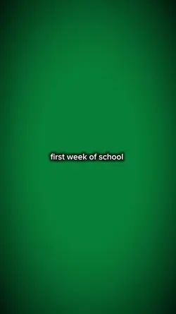 last week of school 