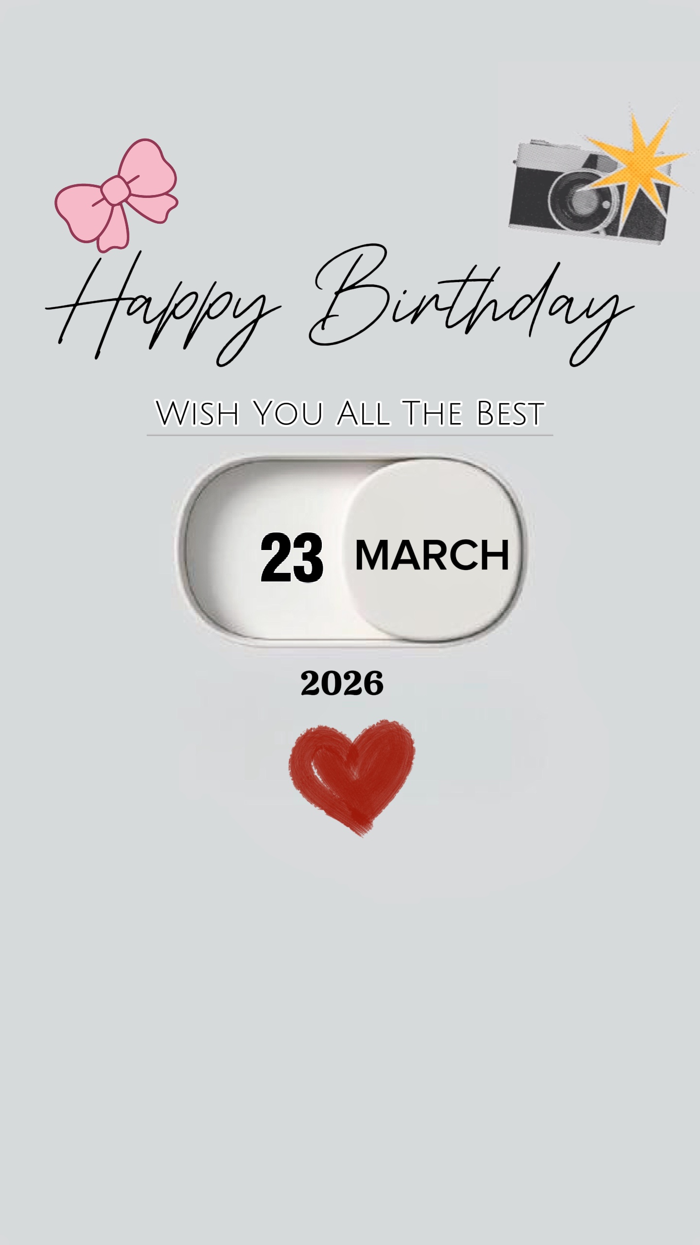 AMOR DE ANIVERSÁRIO 23 DE MARÇO