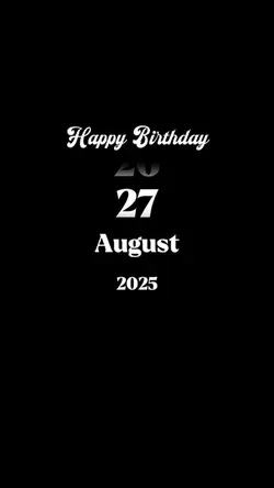 Hbd 27 august 2025