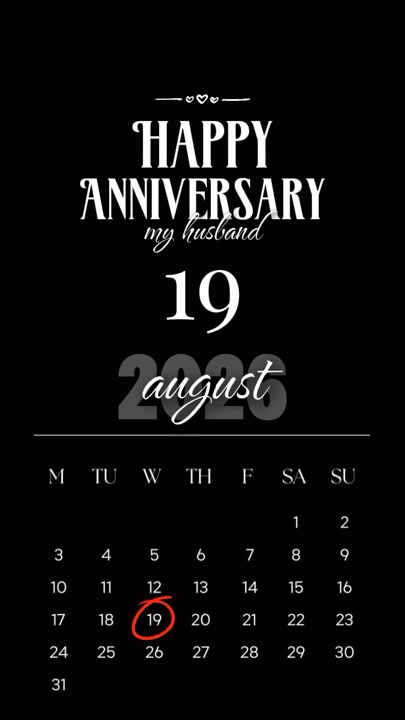 19 de agosto Aniversario