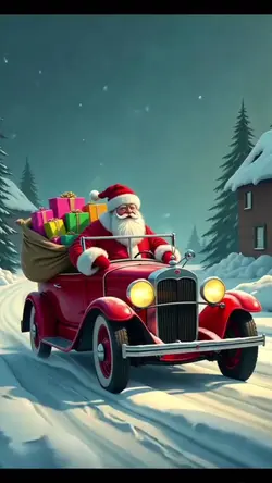 Santa with gifts