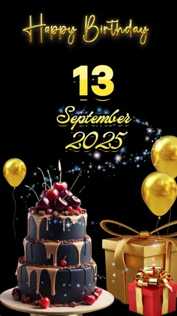 birthday 13 Sep 2025
