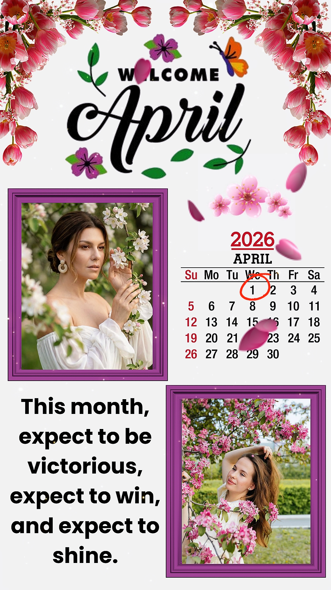 Bem-vindo abril de 2026