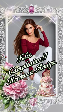 Feliz cumple amiga